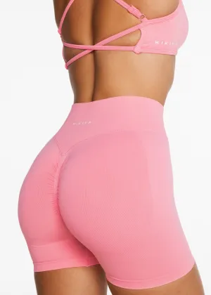 Lycra Seamless Short 4.5" - Soft Pink