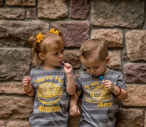 Macaroni & Cheese BFF or Sibling Shirts