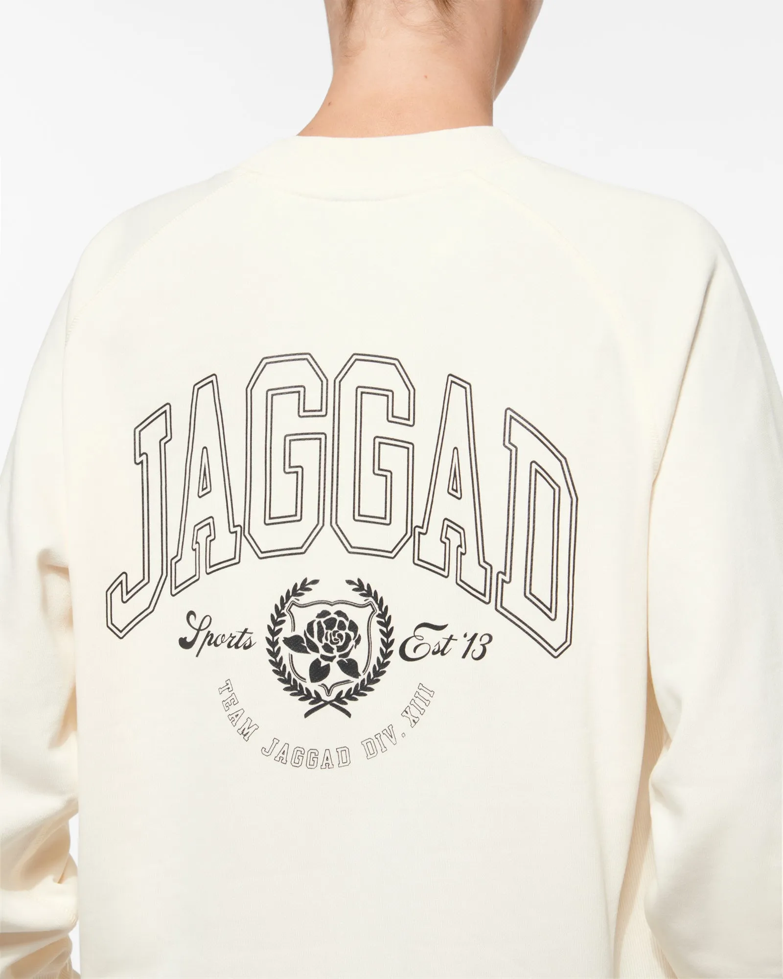 MAITLAND RAGLAN SWEATER SWAN WHITE