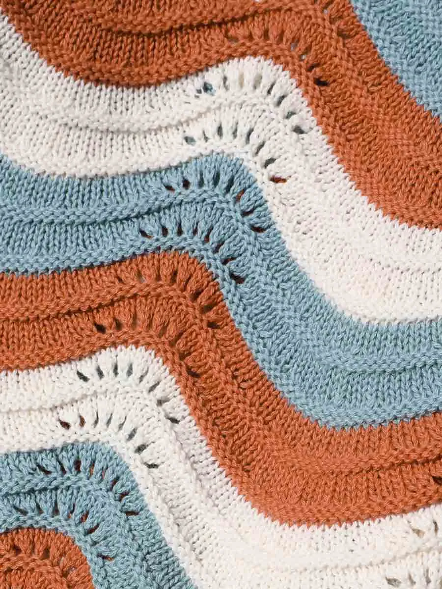 Make Waves Short in Del Mar Stripe