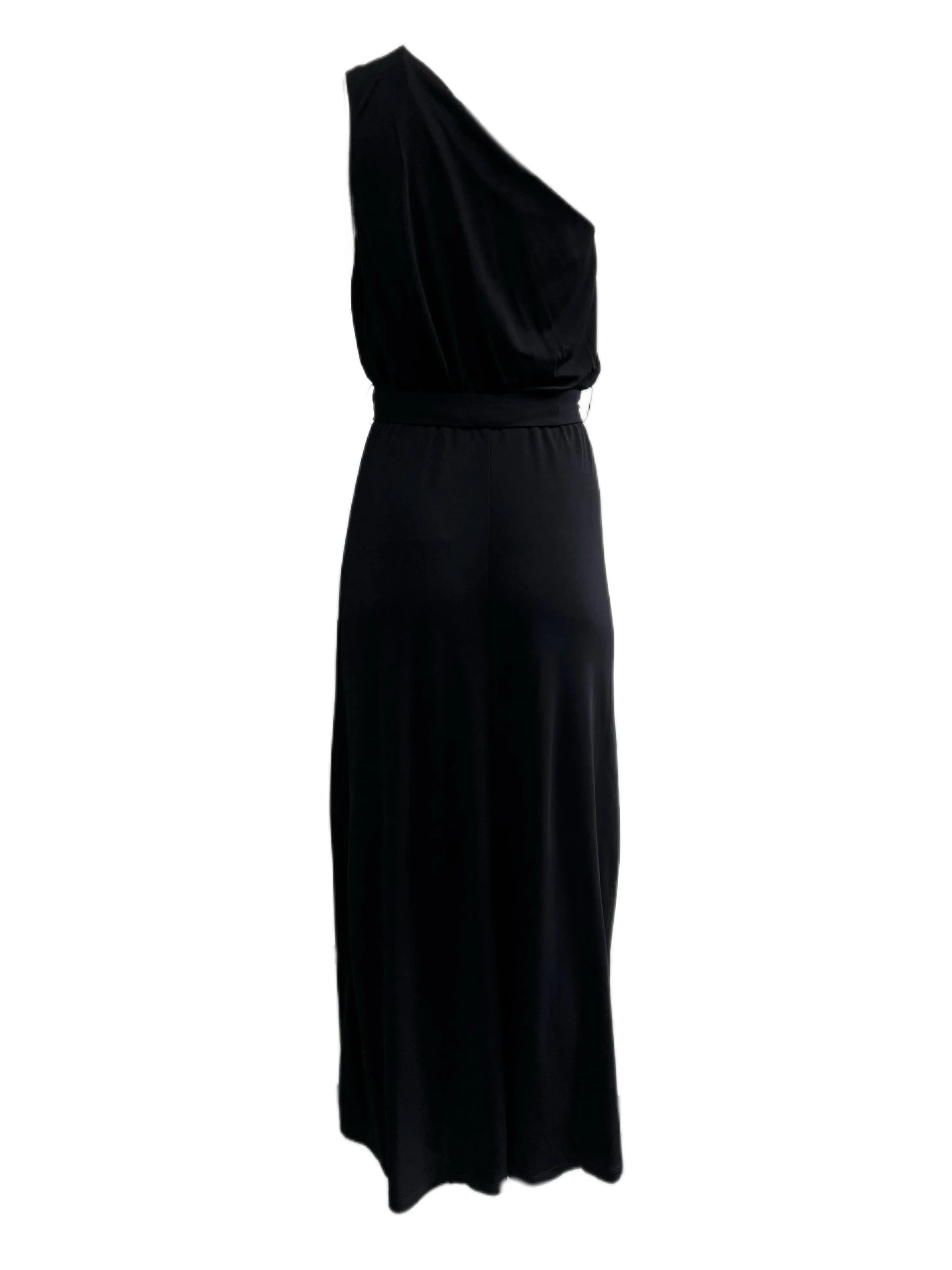Marella By Max Mara Women's Black Quassia One Shoulder Dress NWT
