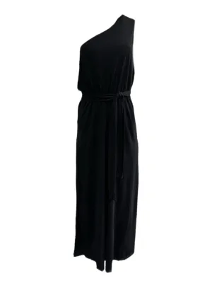 Marella By Max Mara Women's Black Quassia One Shoulder Dress NWT