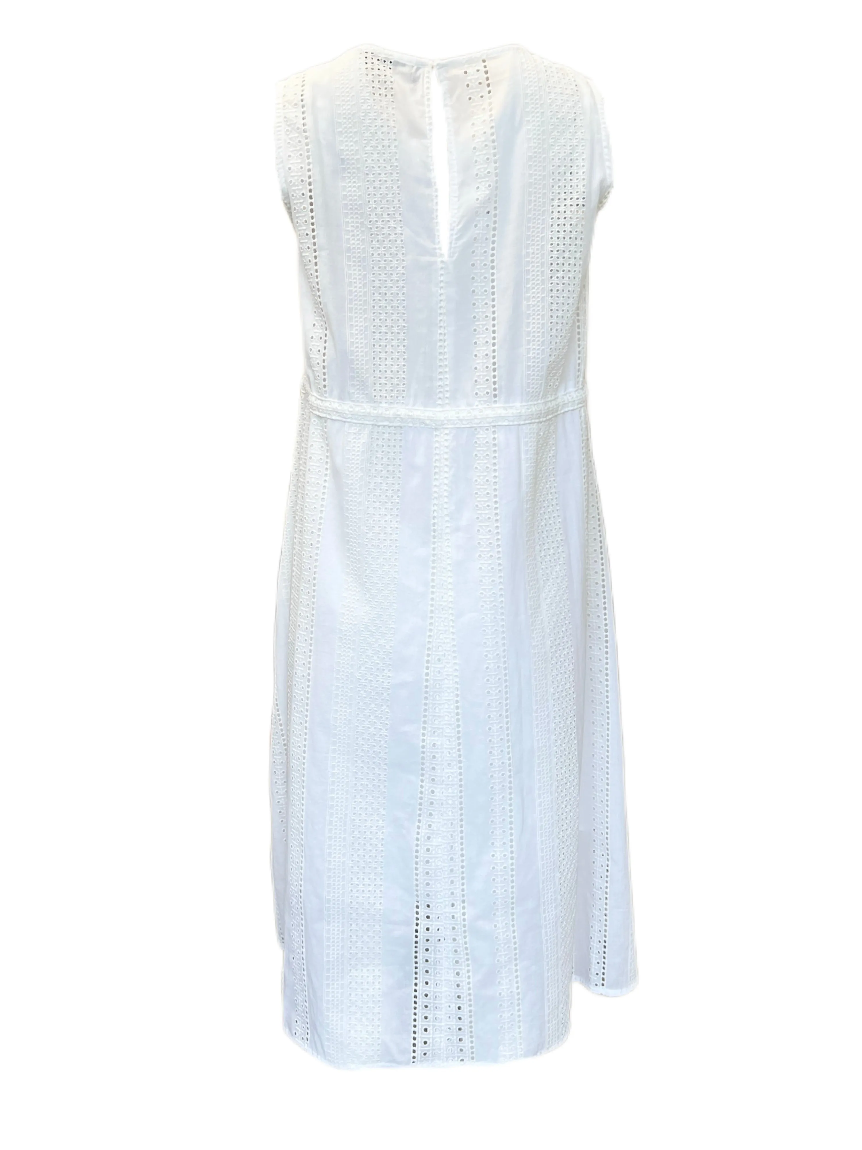 Marella By Max Mara Women's White Neptune Cotton A Line Dress NWT