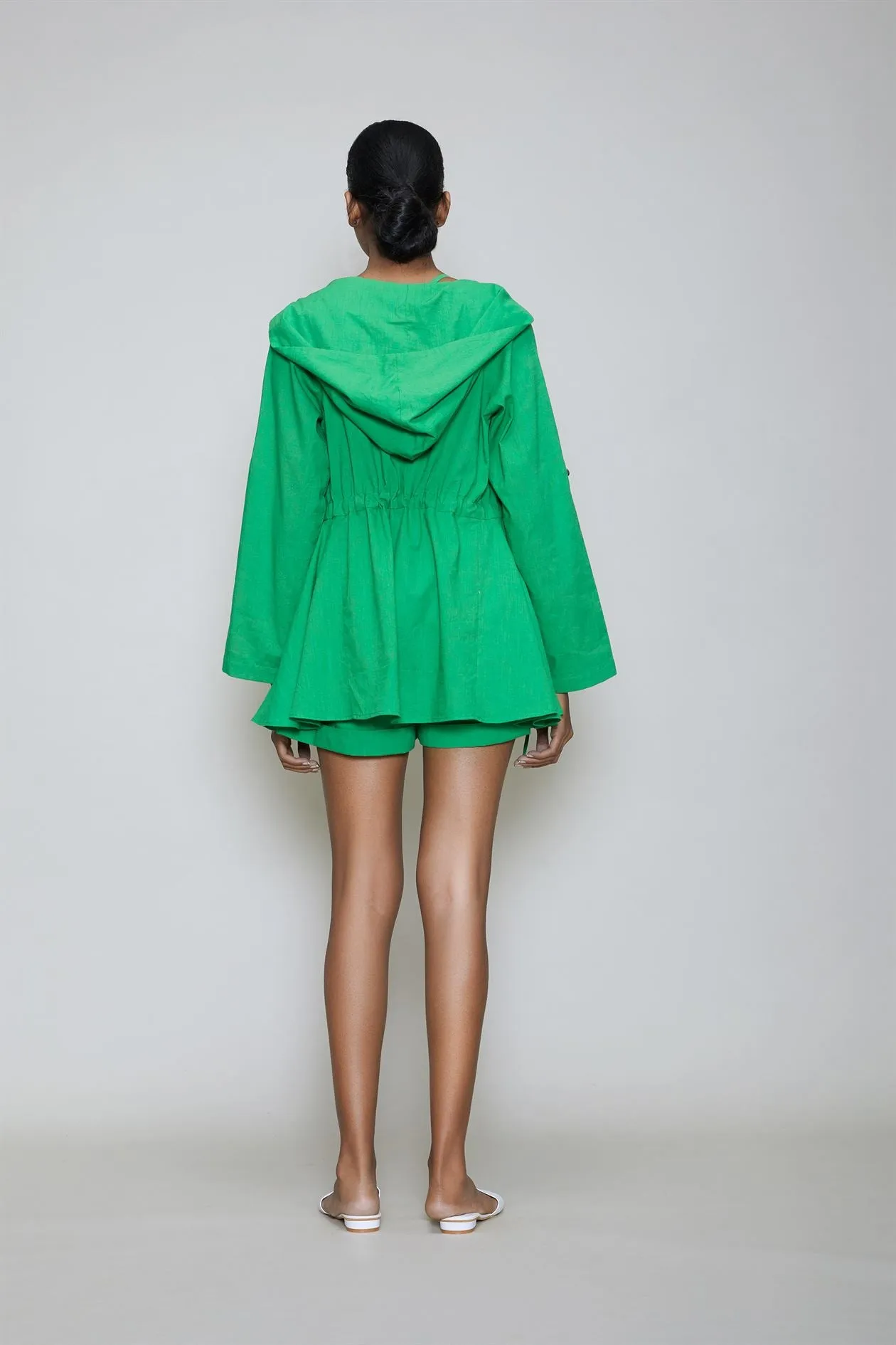 MATI   I   Hooded Jacket And Shorts 3 Pcs Set