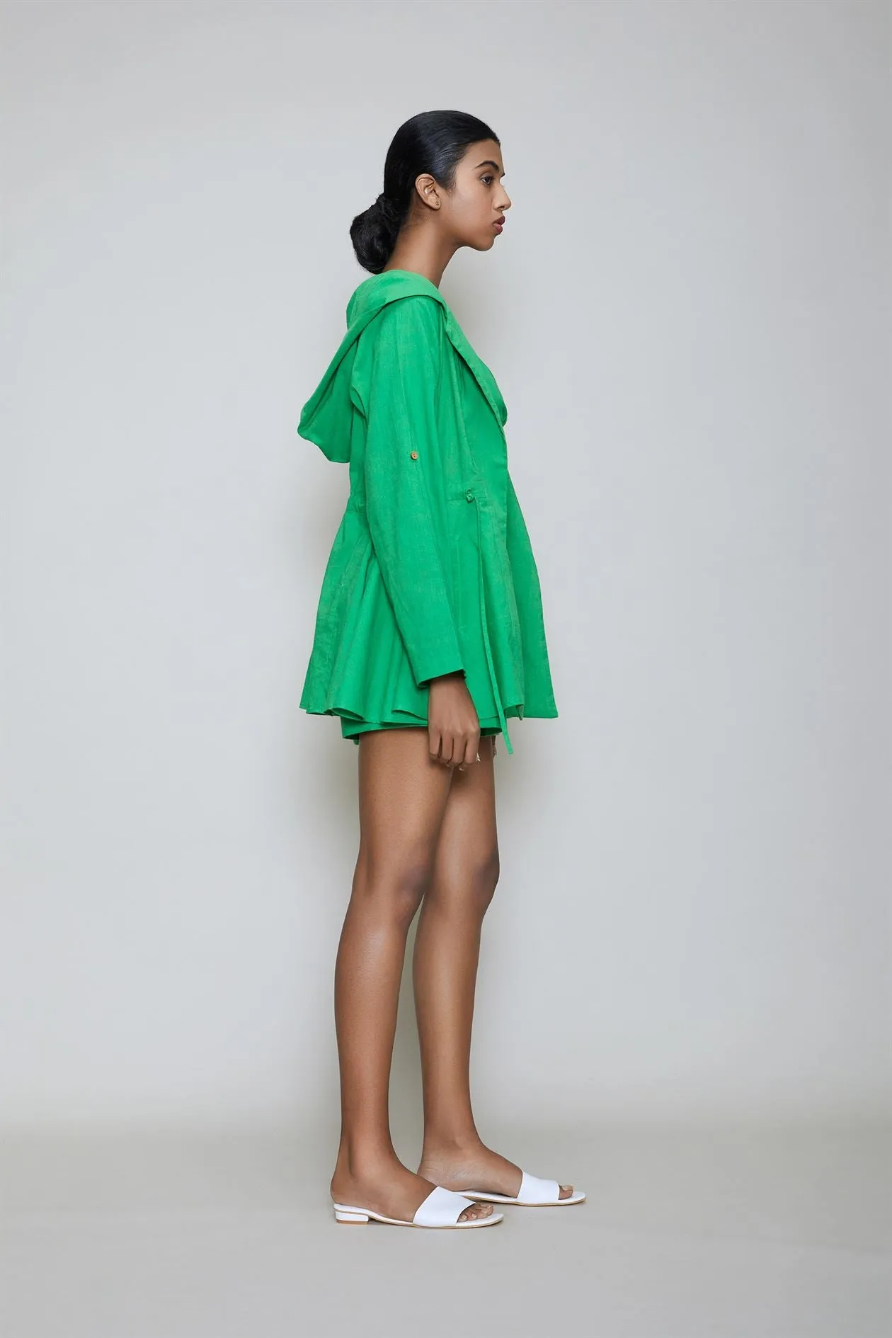 MATI   I   Hooded Jacket And Shorts 3 Pcs Set