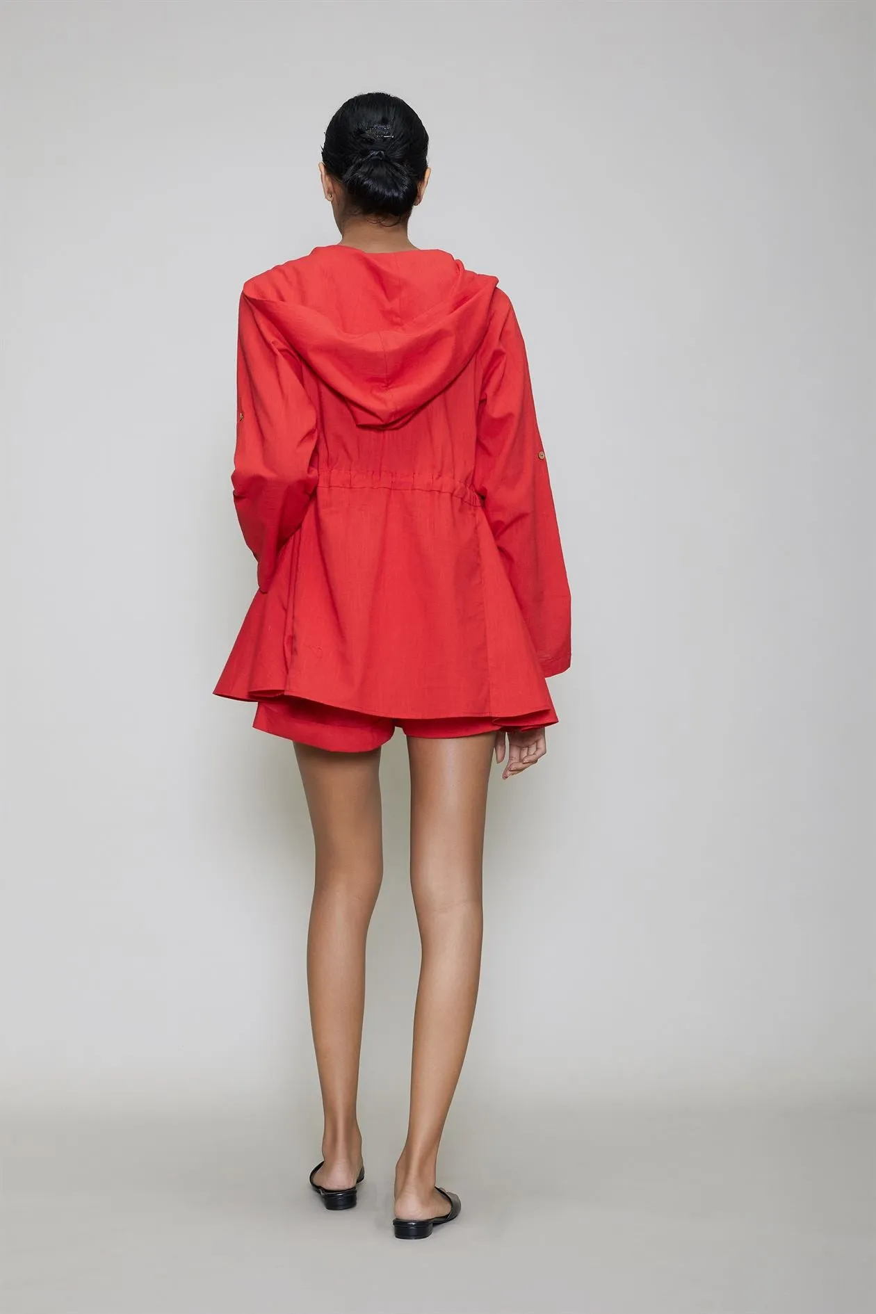 MATI   I   Hooded Jacket And Shorts 3 Pcs Set