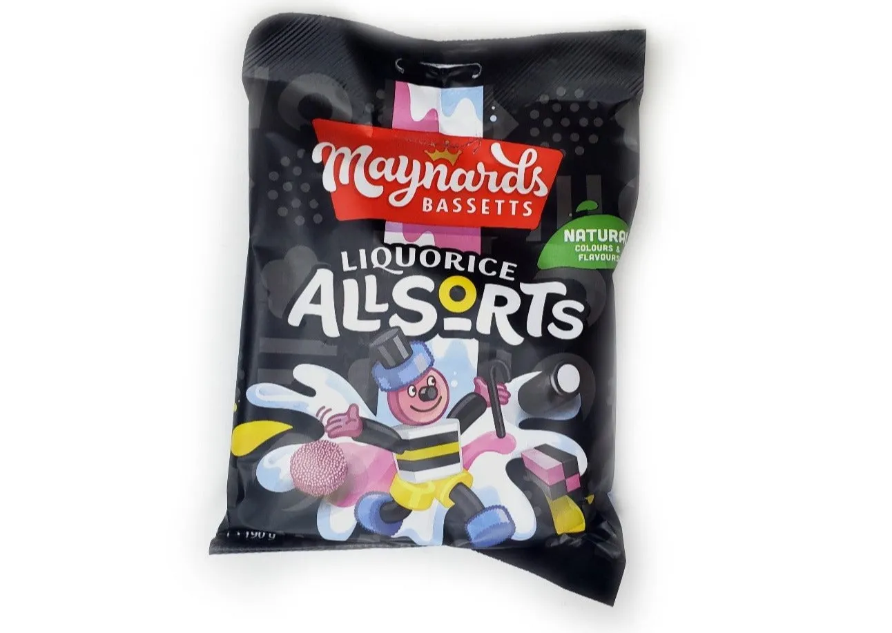 Maynards Bassetts Liquorice Allsorts - 190g