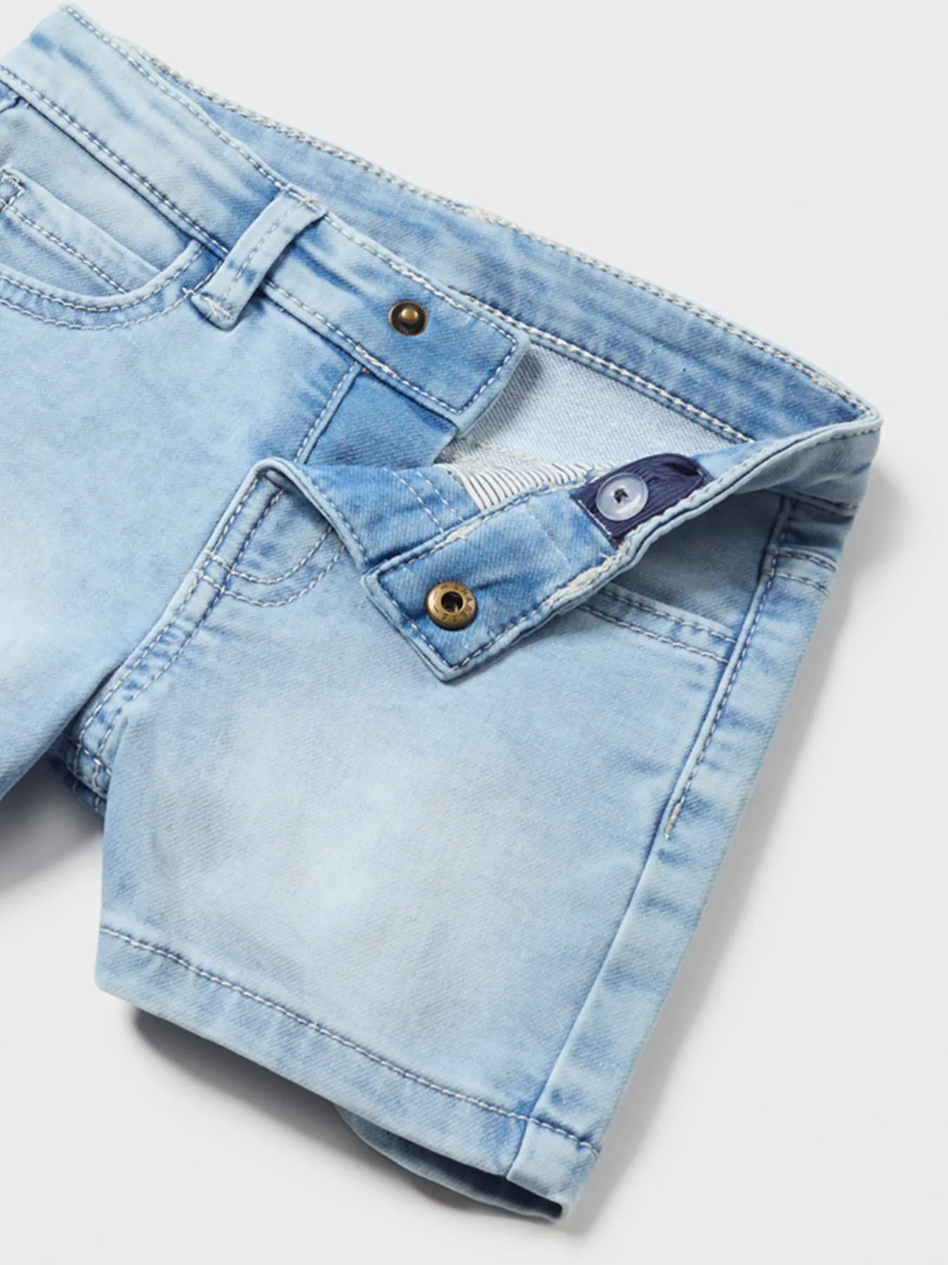 Mayoral Toddler Boy Soft Light Denim Shorts