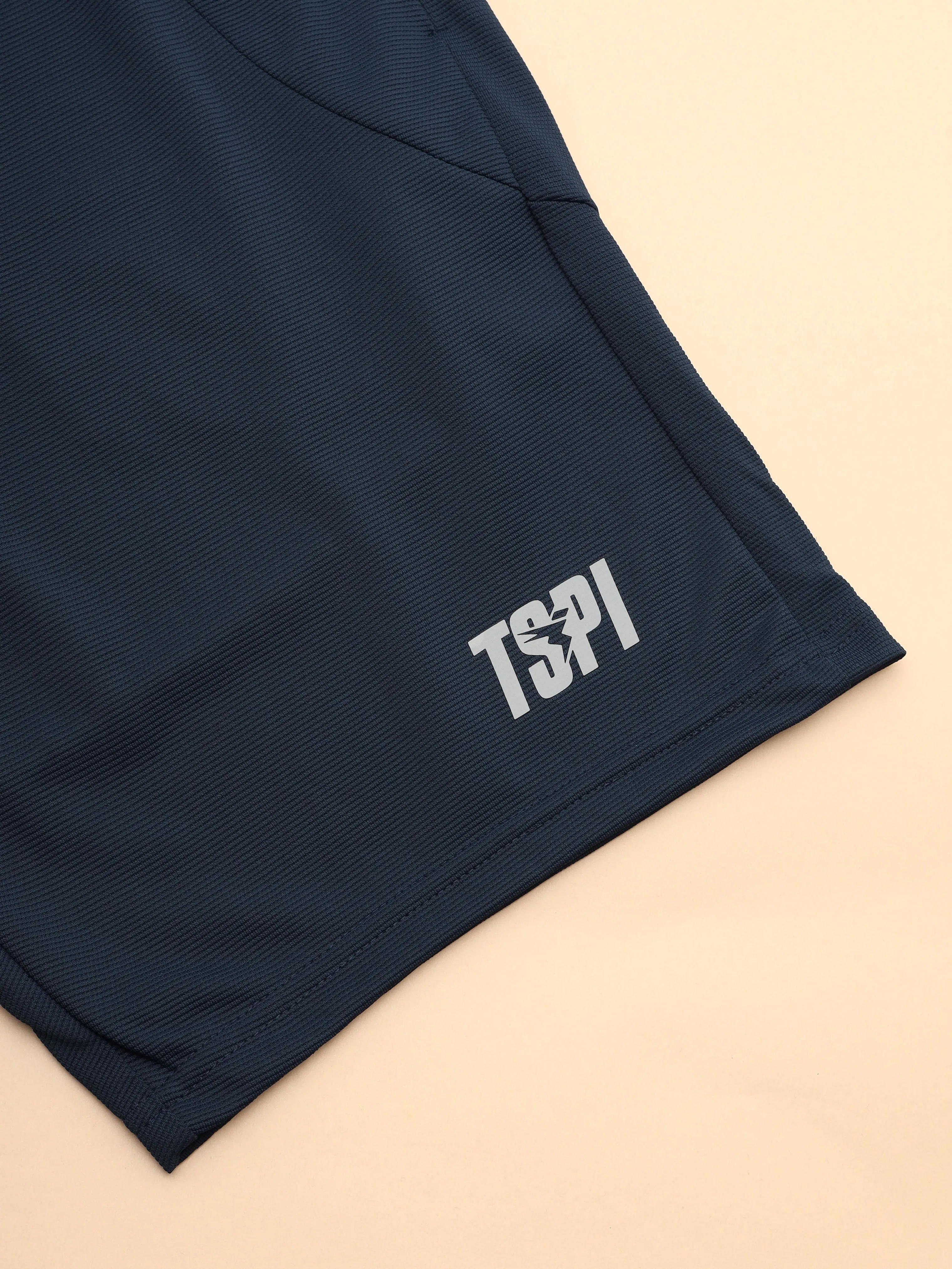Men Solid Slim Fit Shorts with MATPIQ