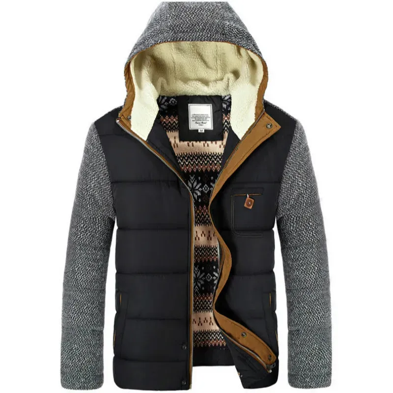 Men's Winter Jacket with Hood for Cold Weather – Daniel