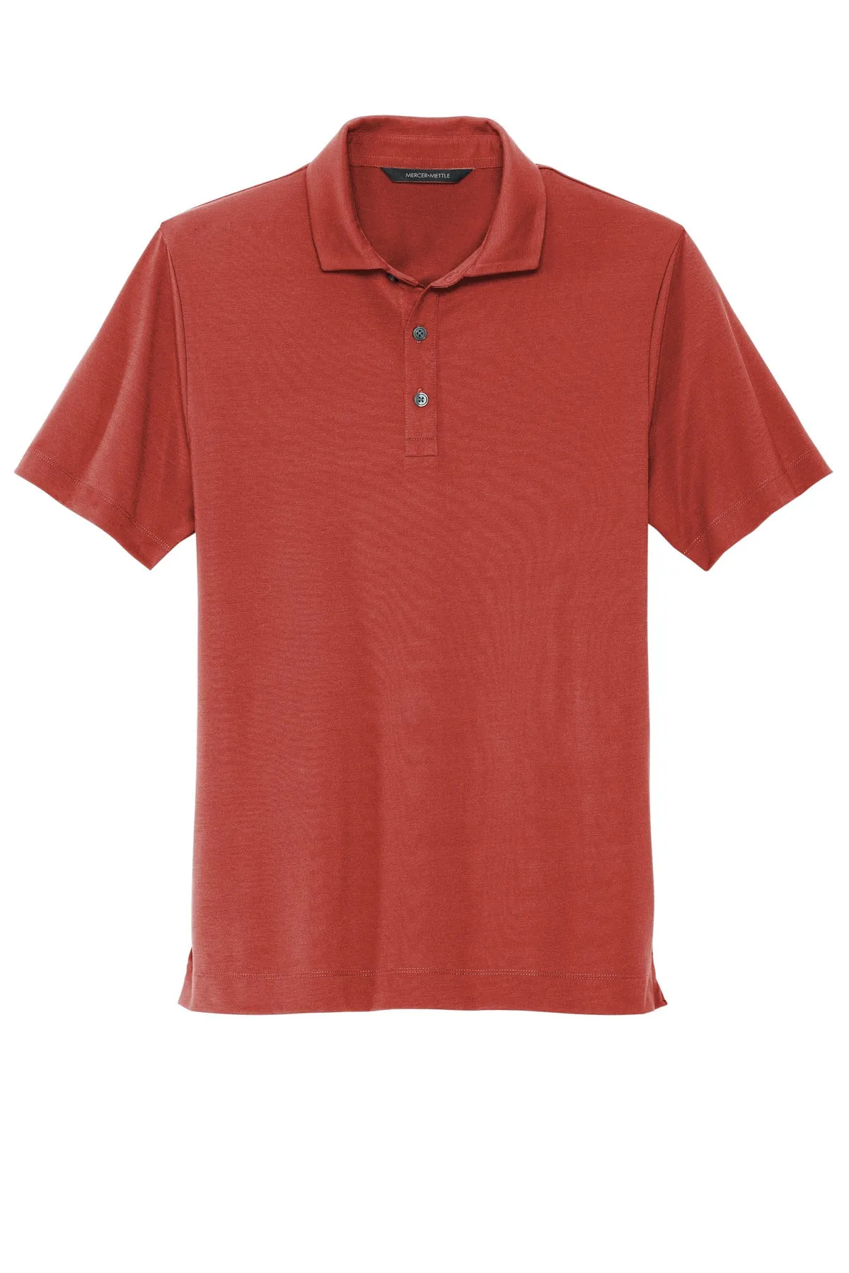Mercer Mettle Stretch Jersey Polo MM1014 Terracotta