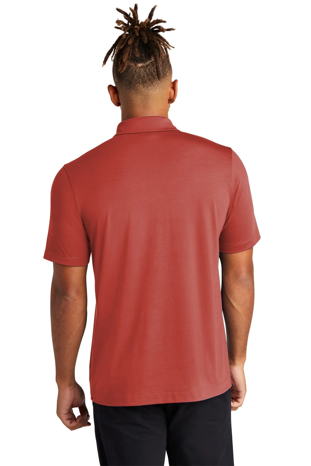 Mercer Mettle Stretch Jersey Polo MM1014 Terracotta
