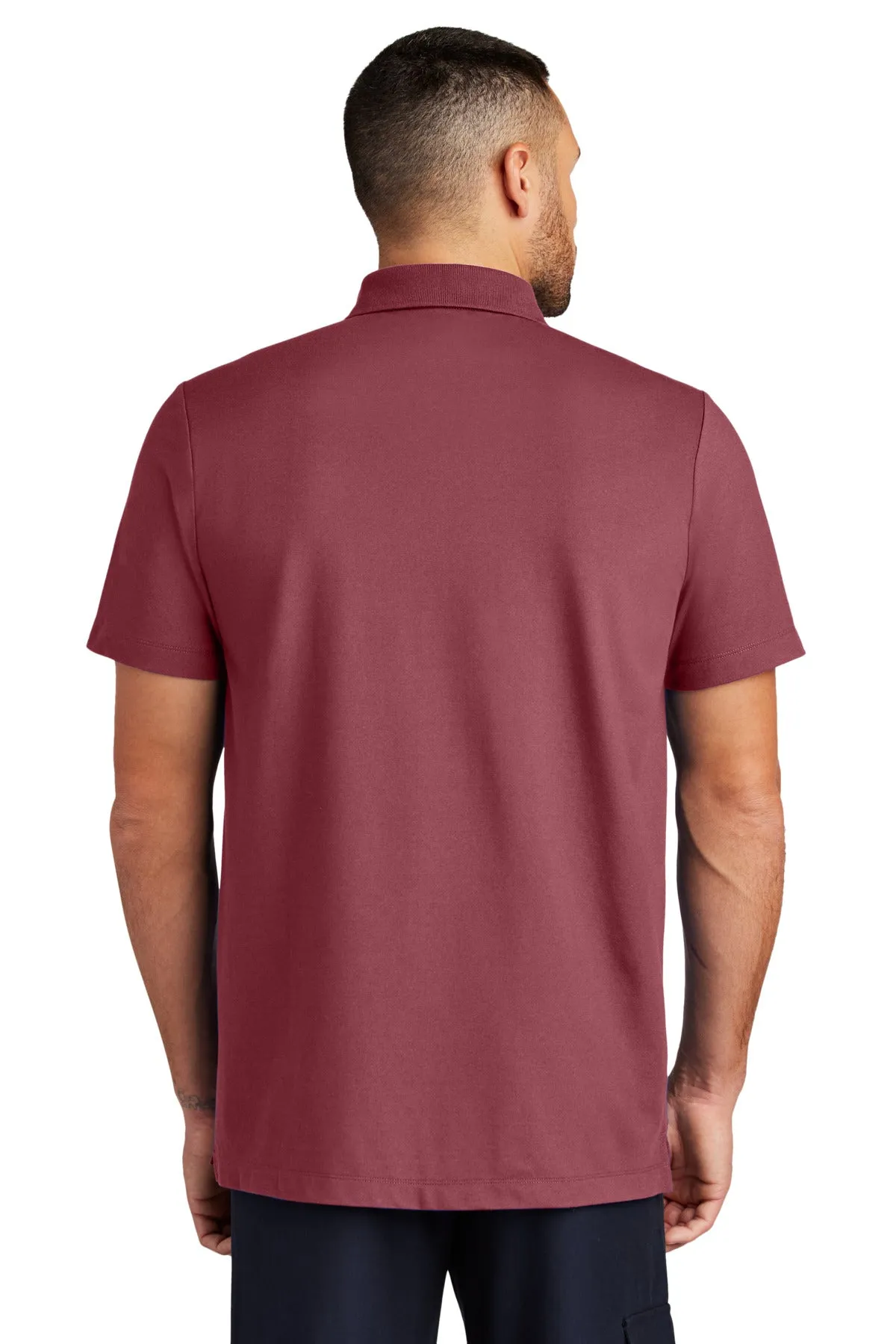 Mercer Mettle Stretch Pique Polo MM1004 Rosewood