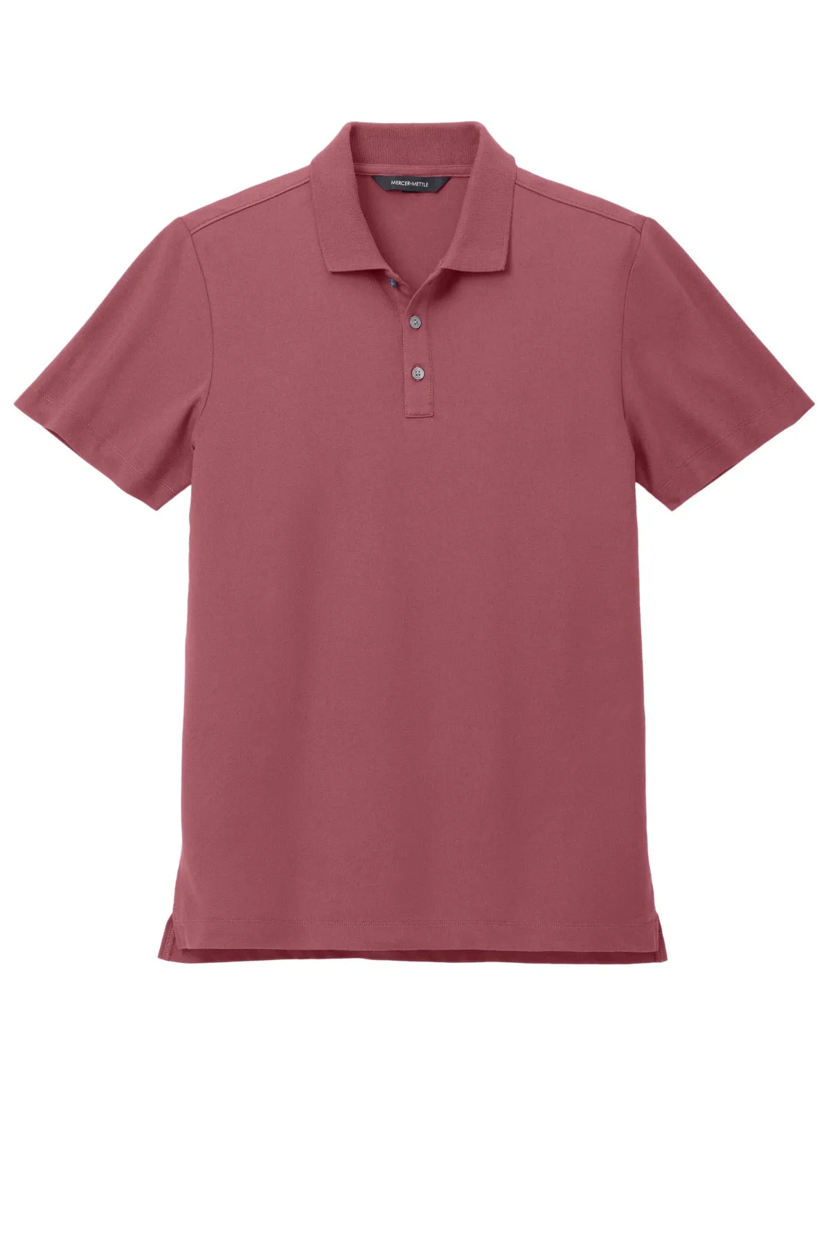 Mercer Mettle Stretch Pique Polo MM1004 Rosewood