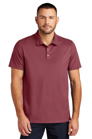 Mercer Mettle Stretch Pique Polo MM1004 Rosewood