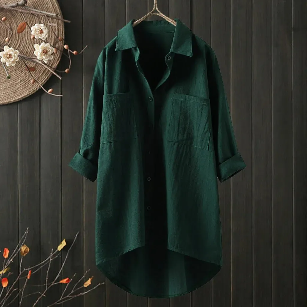 Mertxe® | Long-Sleeved Blouse With A Loose Fit