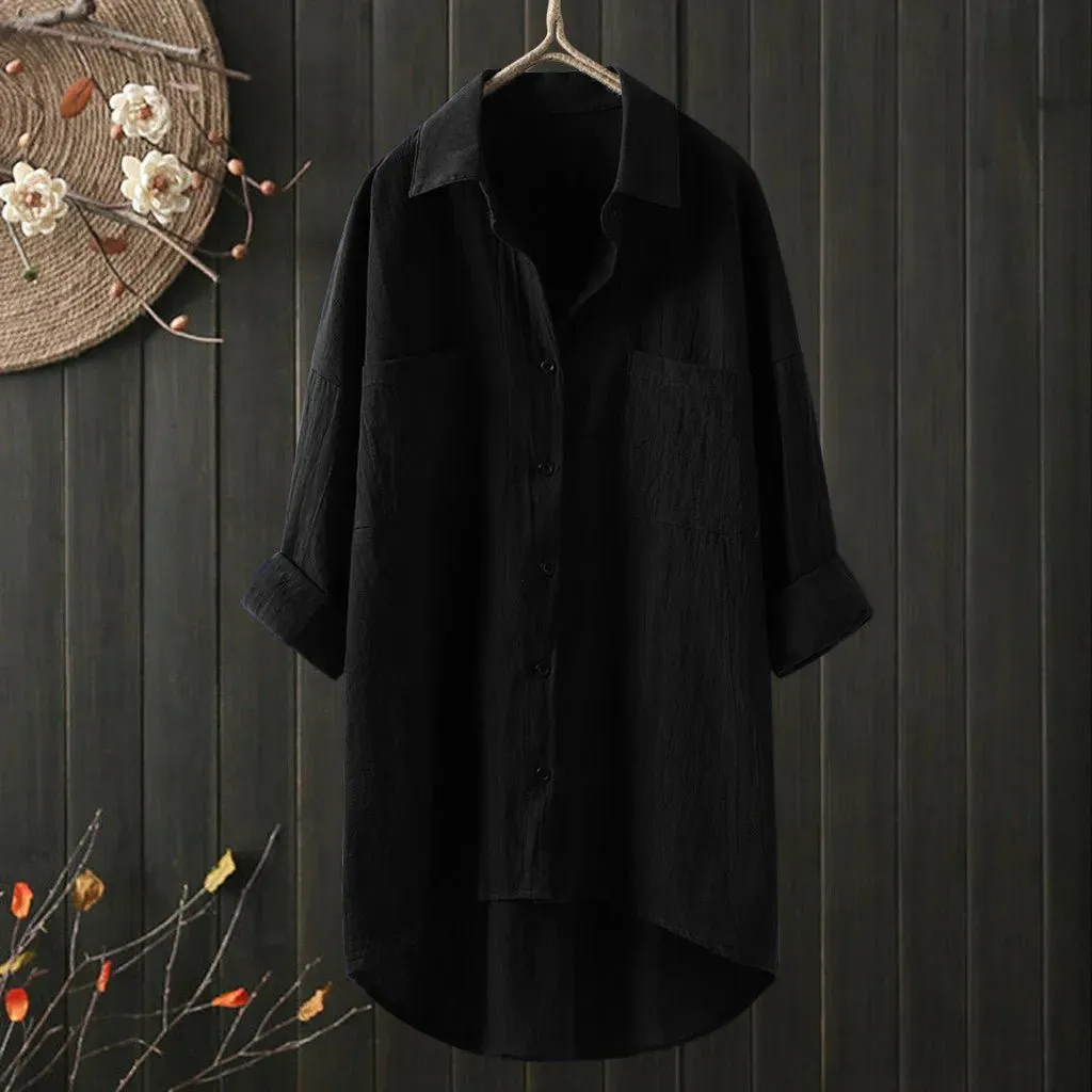 Mertxe® | Long-Sleeved Blouse With A Loose Fit