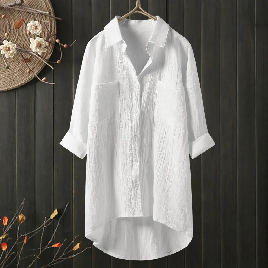 Mertxe® | Long-Sleeved Blouse With A Loose Fit