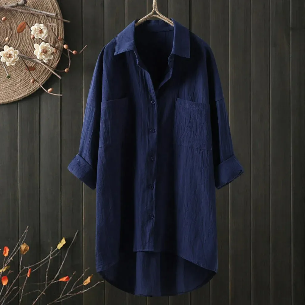 Mertxe® | Long-Sleeved Blouse With A Loose Fit