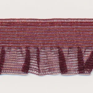 Mist Organdy Frill Stretch #40 Wine