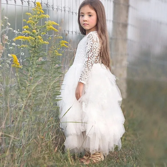 MOF Kids girls fluffy tutu tulle dress