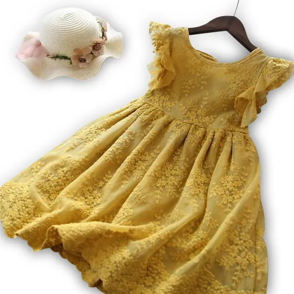 MOF Kids girls fluffy tutu tulle dress