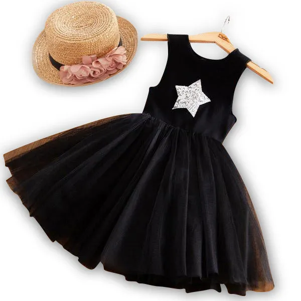 MOF Kids girls fluffy tutu tulle dress