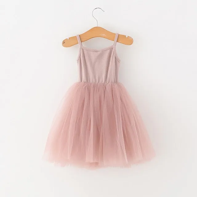 MOF Kids girls fluffy tutu tulle dress