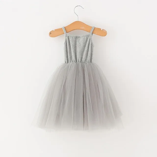 MOF Kids girls fluffy tutu tulle dress