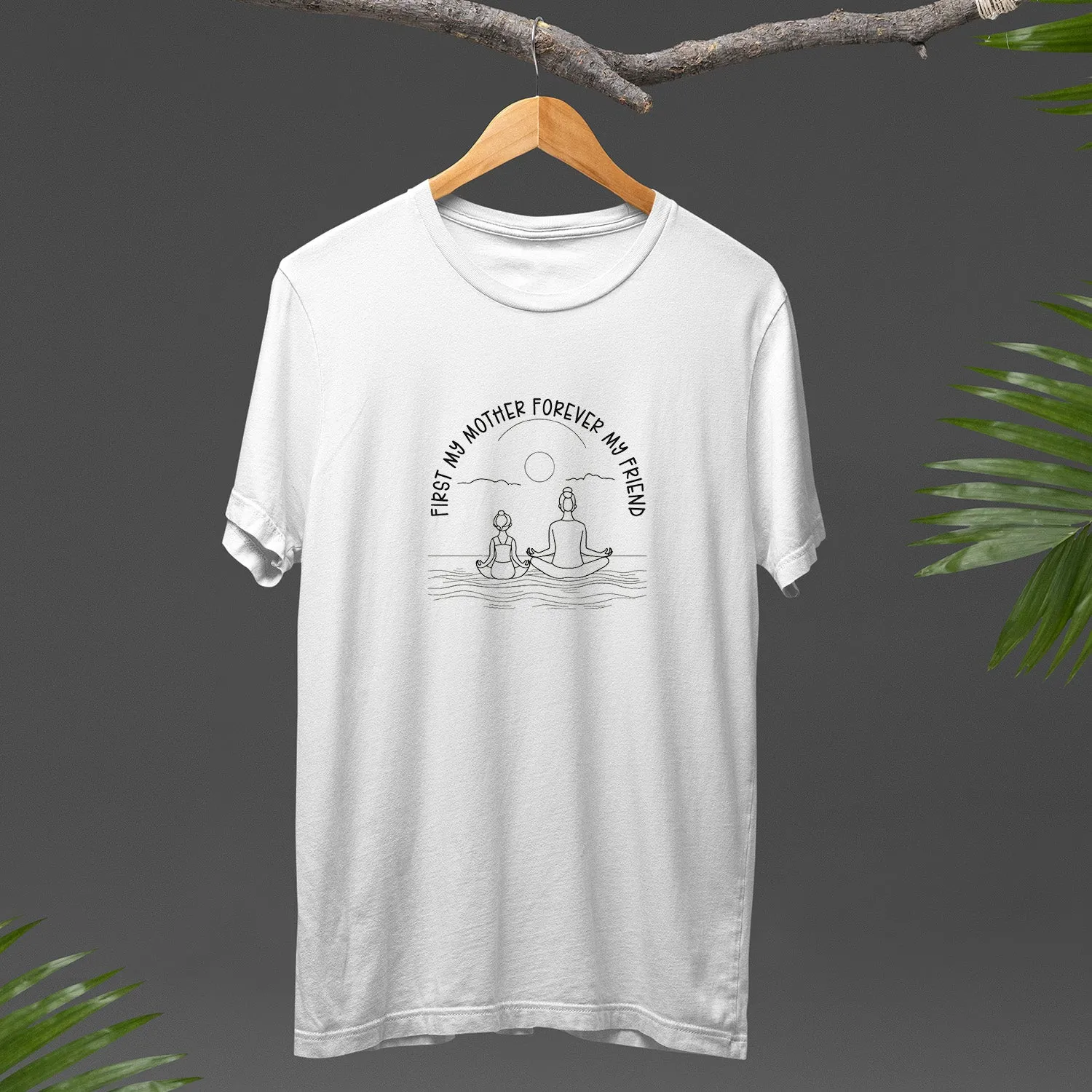 Mom Yoga T-Shirt, Yoga Mother and Daughter Drawing Sweatshirt, Mommy and Me Shirts, Daughter Yoga Outfit, Mom Life Shirt, Mama Shirt, Mom Shirt, Mother's Day Gift, Happy Mother’s Day