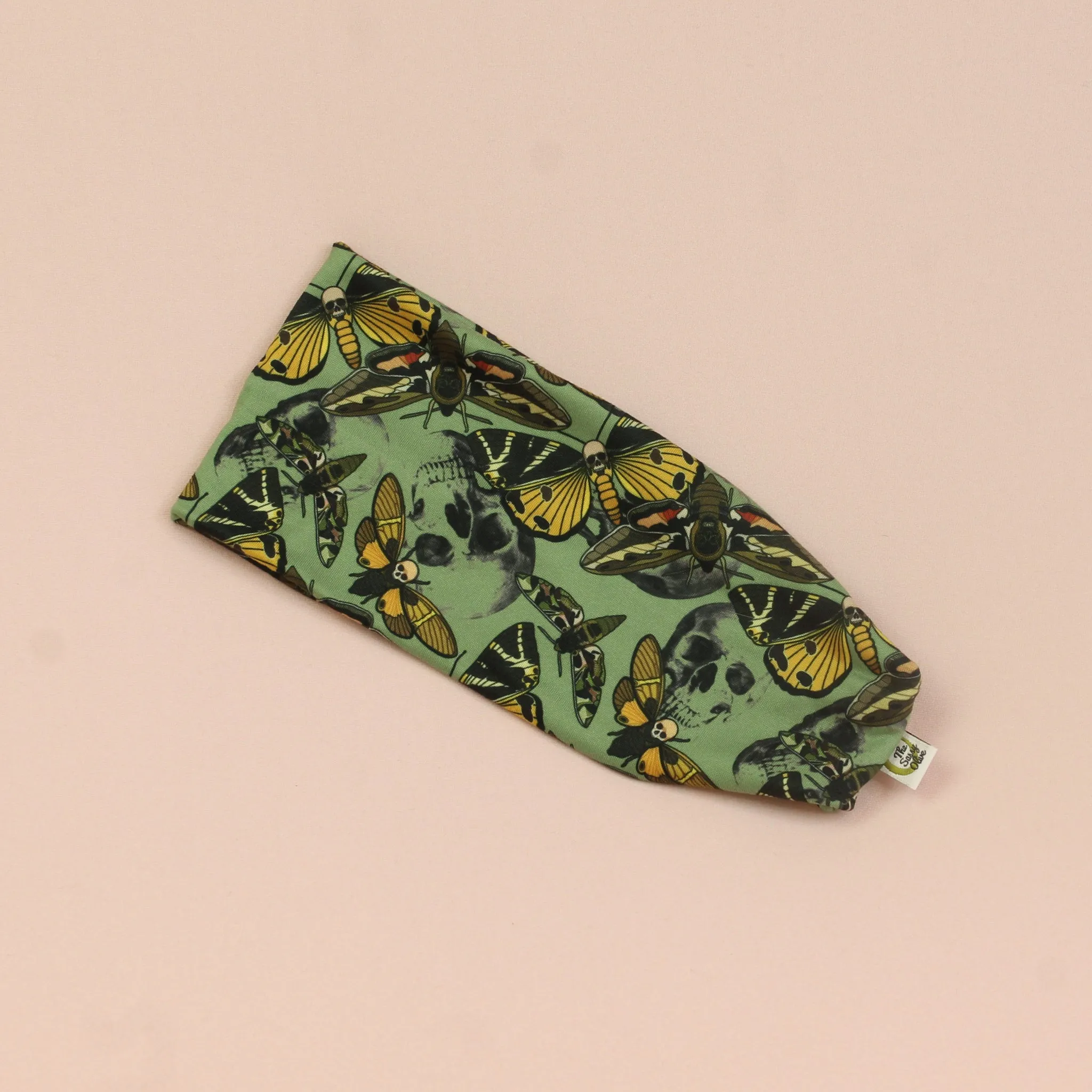 Moth Skull Stretch Headband