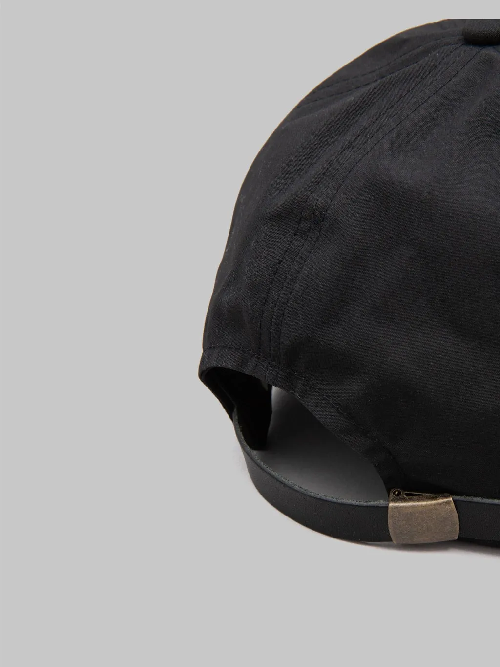 Mr. Fatman Waxed Cotton BB Cap Black