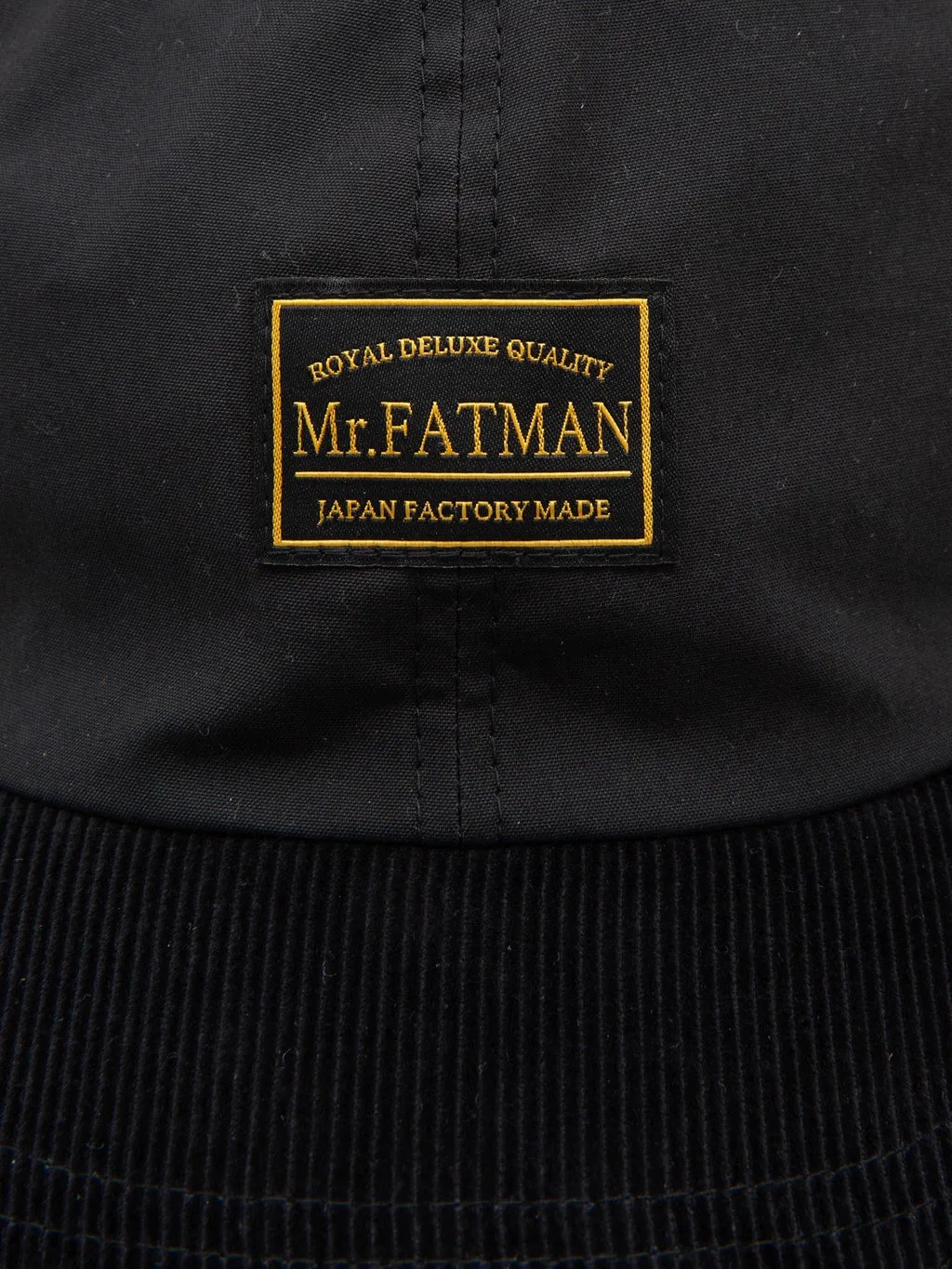 Mr. Fatman Waxed Cotton BB Cap Black