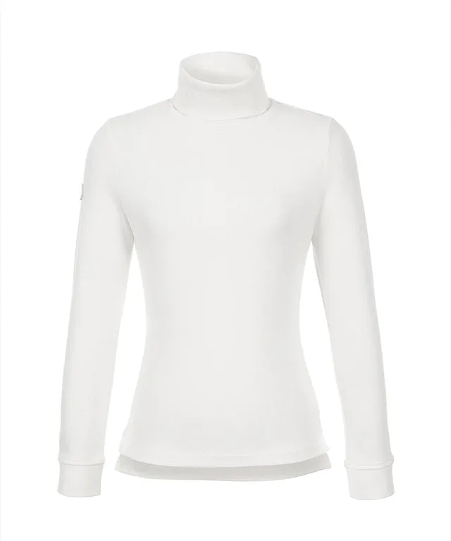 MYCL  Turtleneck Heating T-shirt - White