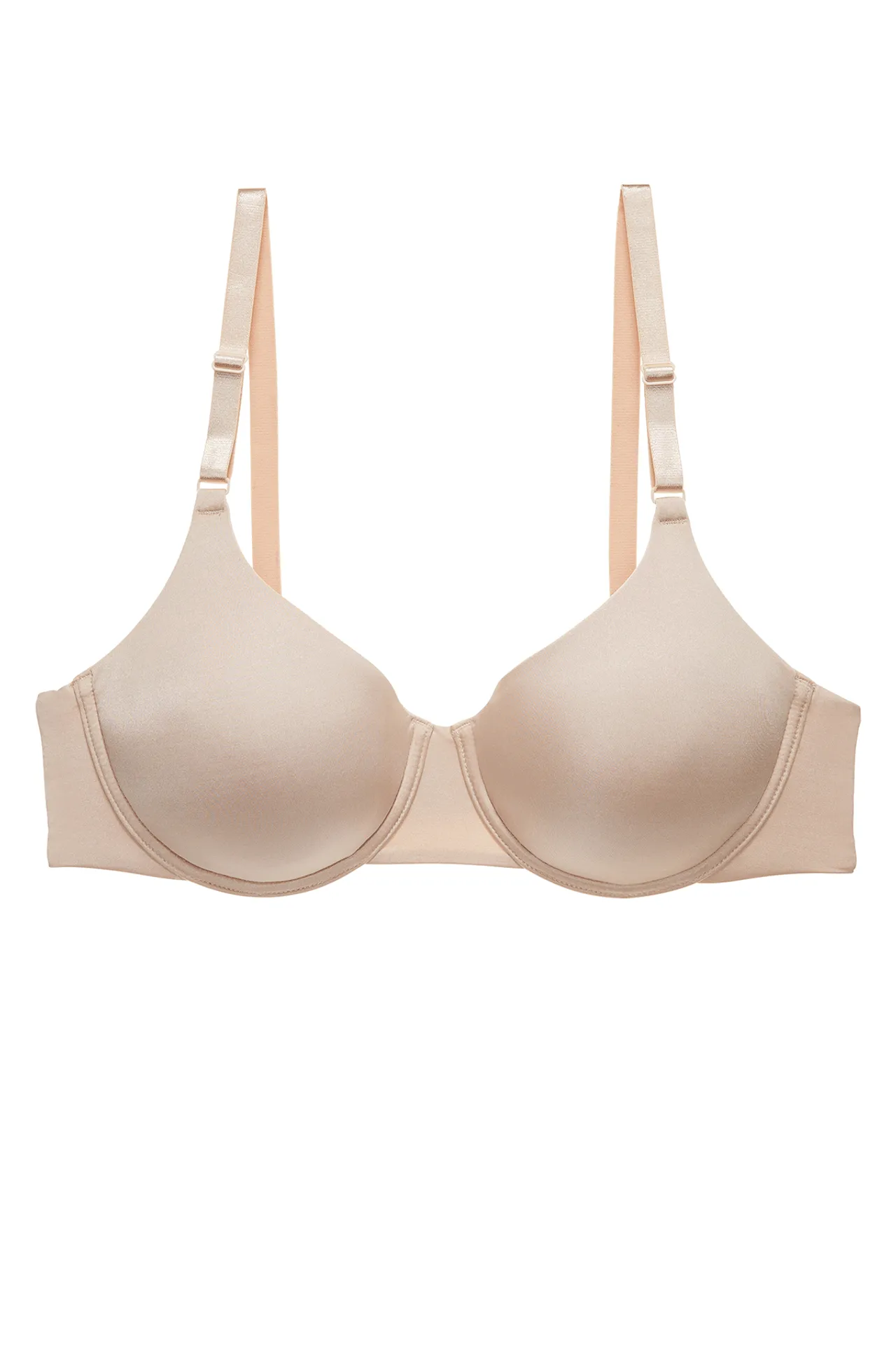 Natori: Liquid Full Contour Underwire Bra - Light Mocha