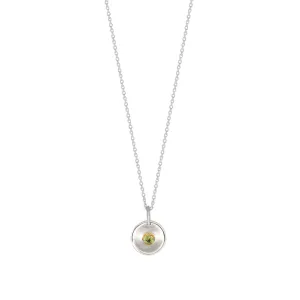 Natural Talent Birthstone Charm Necklace  - August/ Peridot