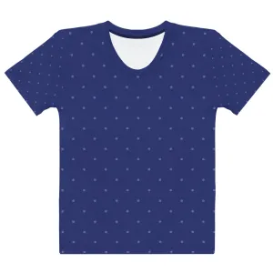 Navy Dots - Sustainably Made Women’s Short Sleeve Tee