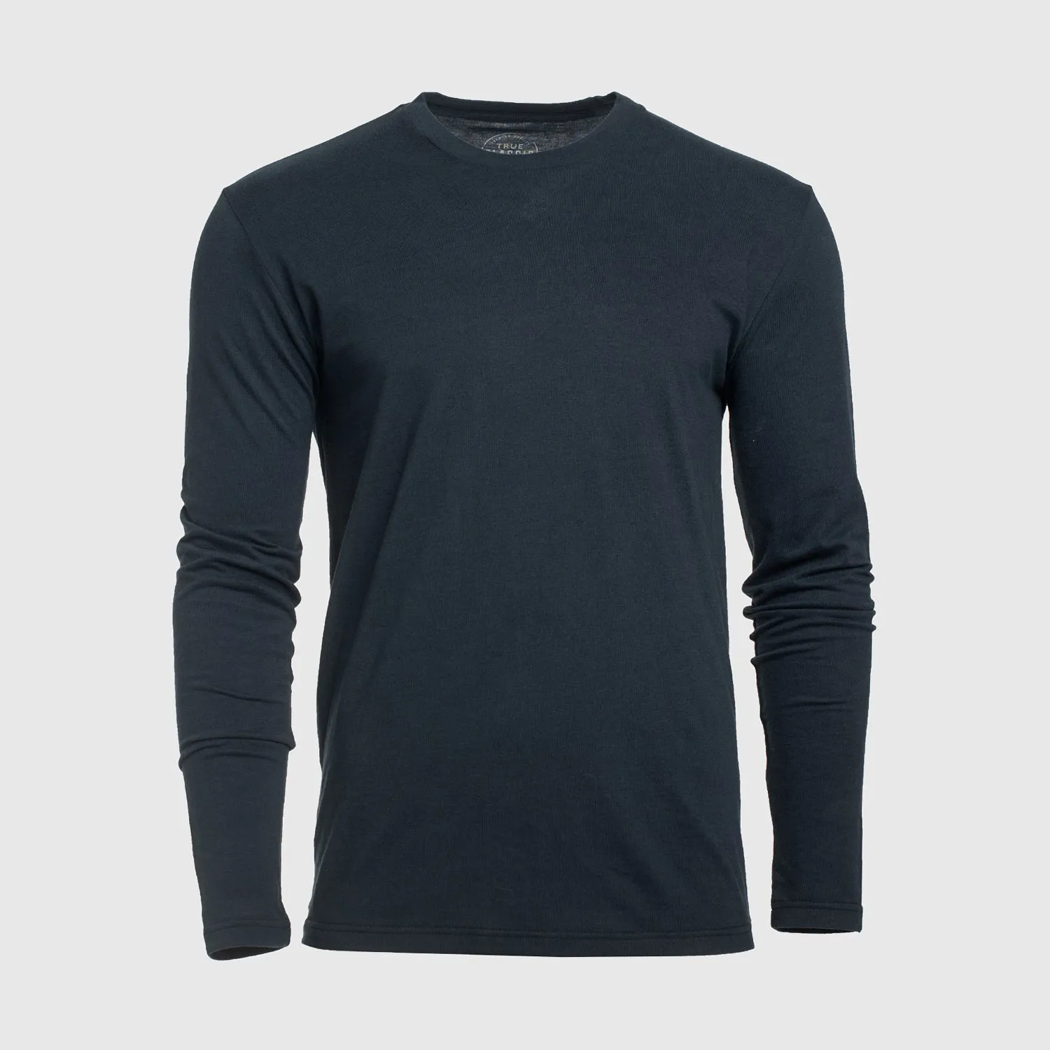 Navy Long Sleeve Crew Neck Tee