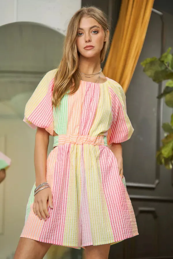 Neon Queen Romper( Up to Size XL)