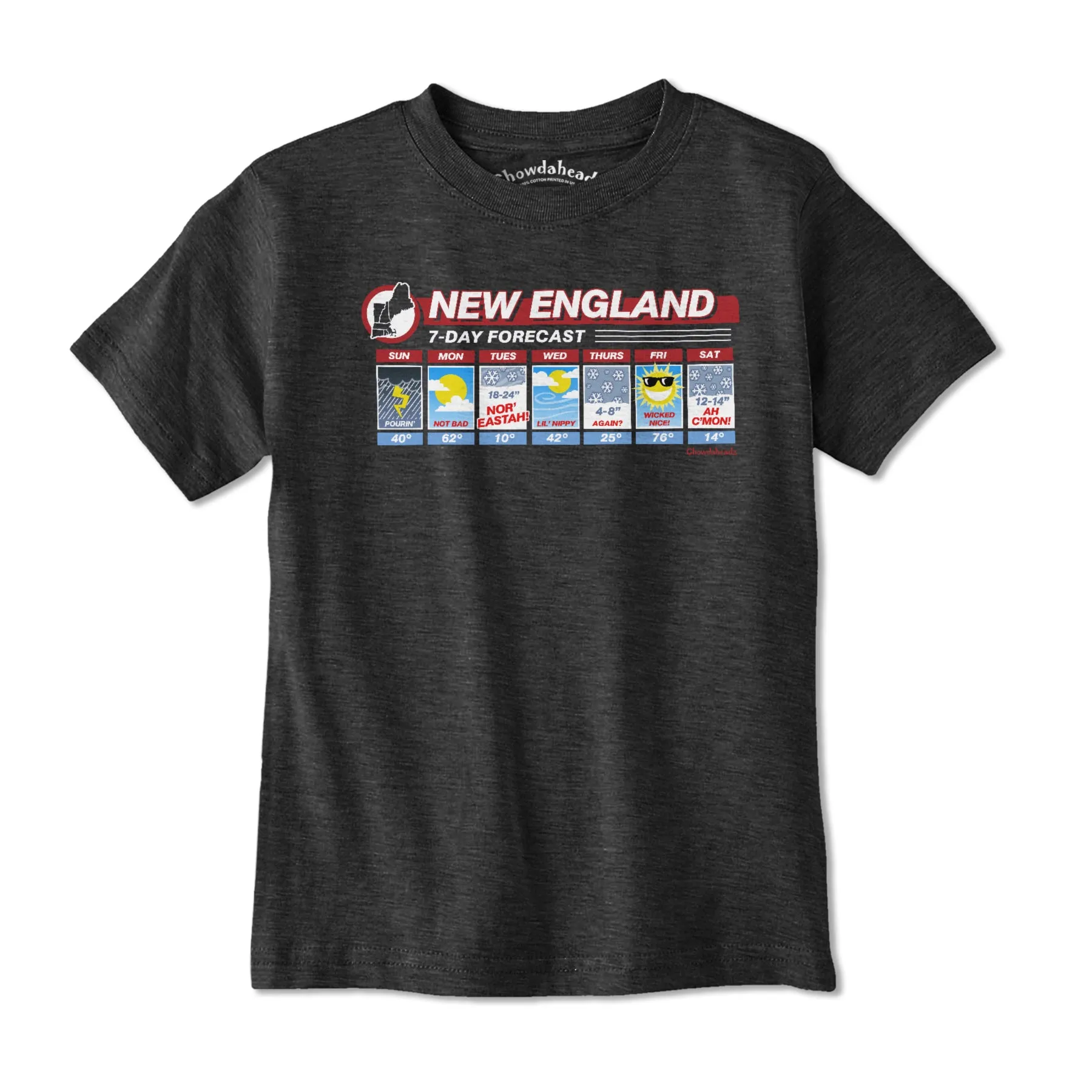 New England Weather Youth T-Shirts
