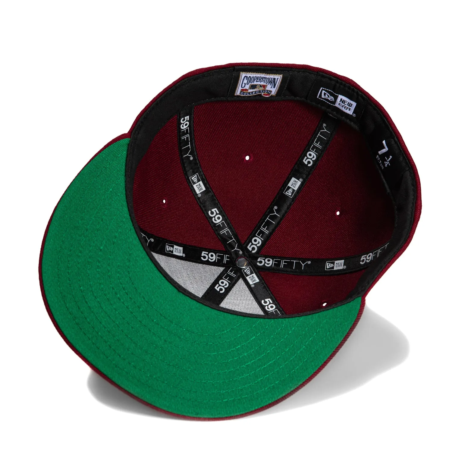 New Era 59Fifty Philadelphia Phillies 100th Anniversary Patch Logo Hat - Cardinal