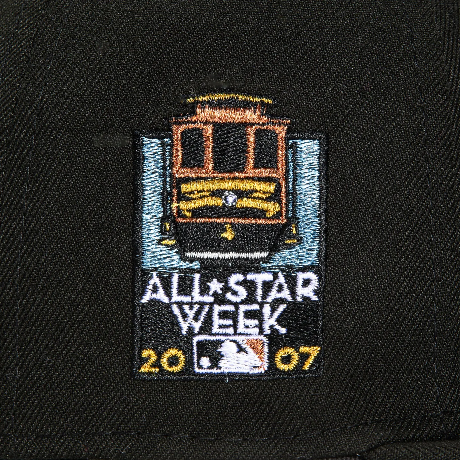 New Era 59Fifty San Francisco Giants 2007 All Star Game Patch Hat - Black, Metallic Copper