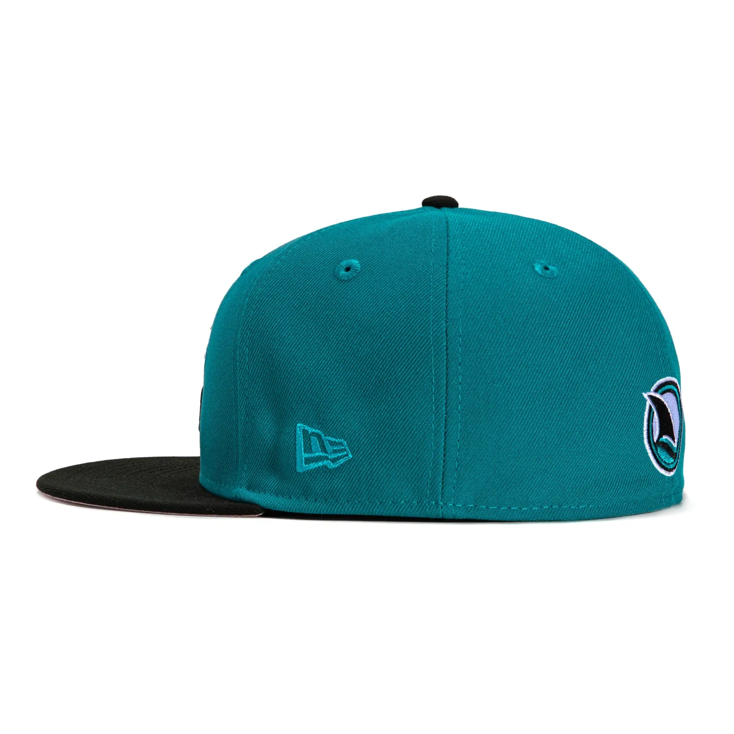 New Era 59Fifty San Jose Sharks 10th Anniversary Patch Hat - Teal, Black