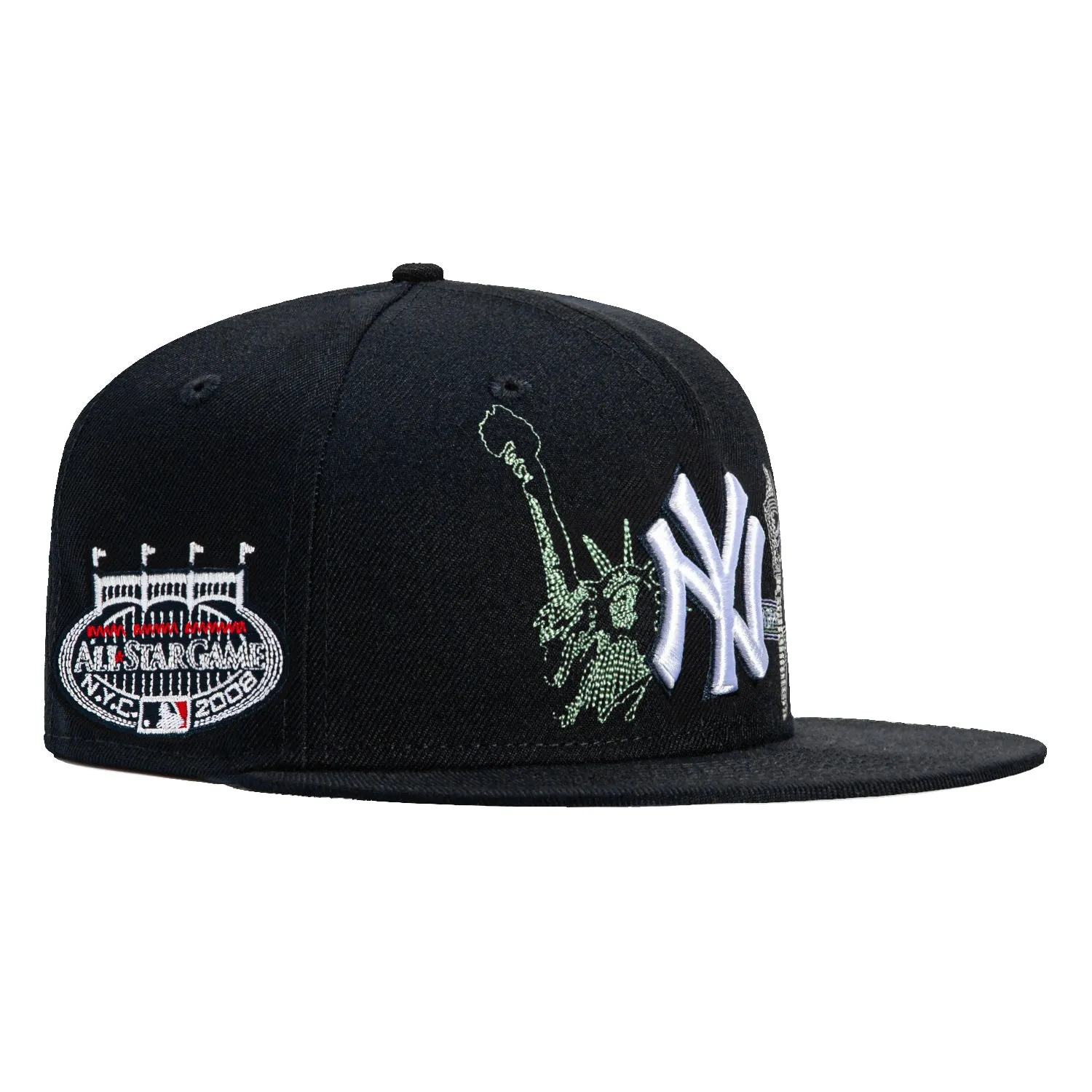 New Era 59Fifty State Stitch New York Yankees 2008 All Star Game Patch Hat - Navy