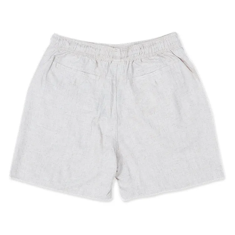New Era Soft Nature Linen Light Cream Shorts