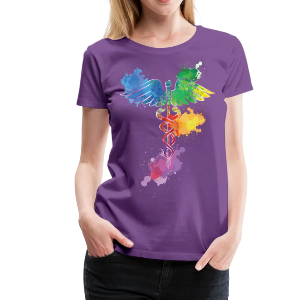 Nurse Caduceus Women’s Premium T-Shirt
