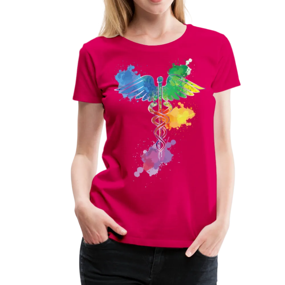 Nurse Caduceus Women’s Premium T-Shirt