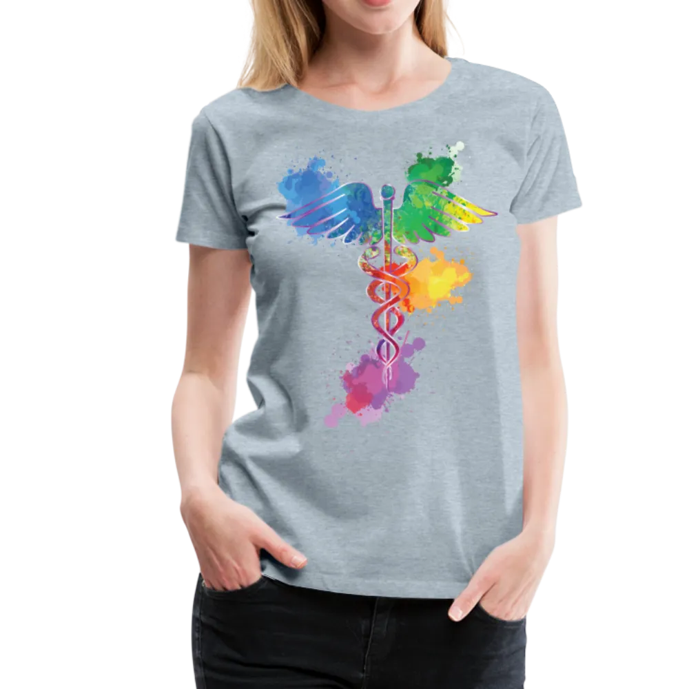 Nurse Caduceus Women’s Premium T-Shirt