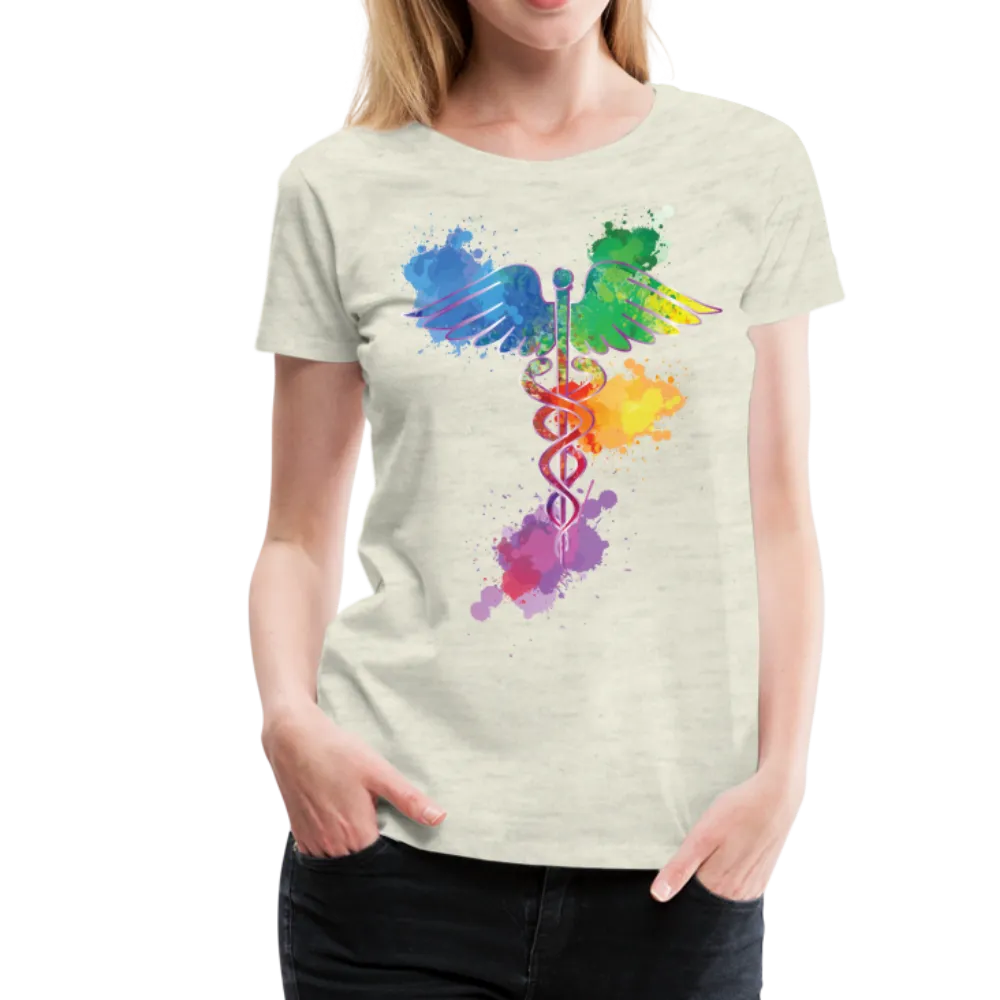 Nurse Caduceus Women’s Premium T-Shirt