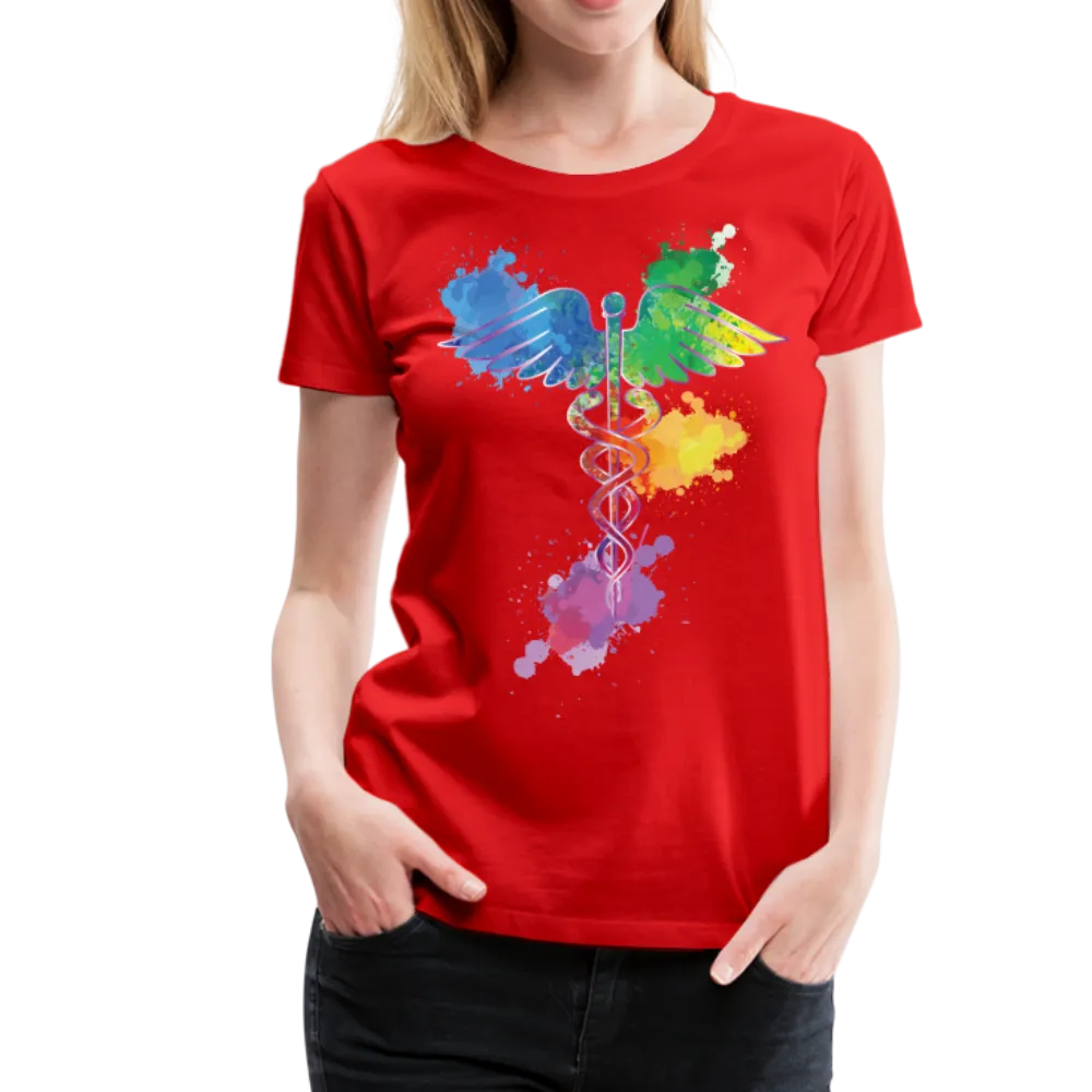 Nurse Caduceus Women’s Premium T-Shirt